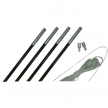 Euro Trail Fibreglass Pole Set 11mm