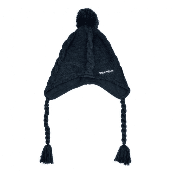 Extremities  Cable Knit Took Hat - Black