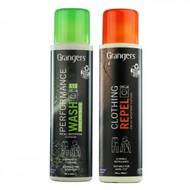 Grangers Performance Wash Concentrate and Clothing Repel Twin Pack