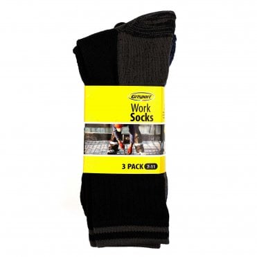 Grisport 3-Pack Mens Work Socks