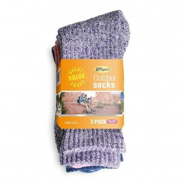 Grisport 3-Pack Womens Socks