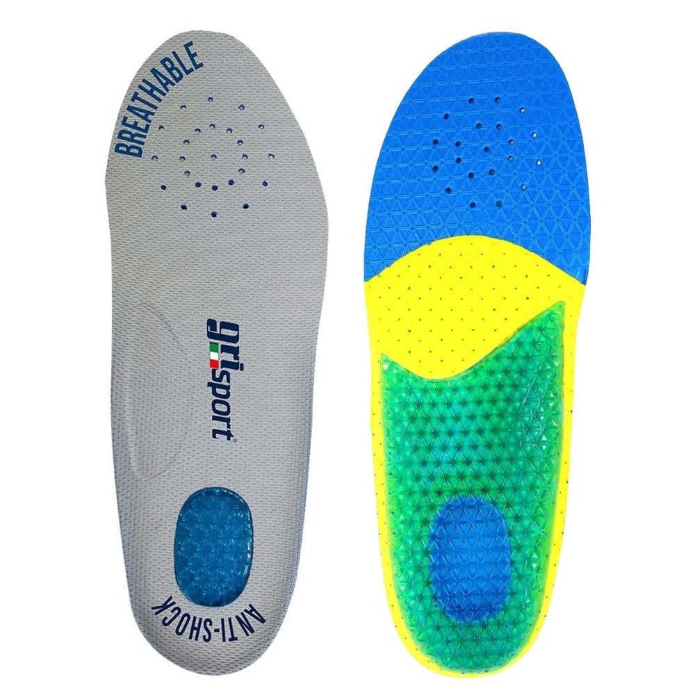 Grisport Anti-Shock Insoles: Grey: 46/47 Size: 46/47, Colour: Grey