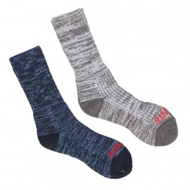 Grisport Mens Merino Wool Socks 2 Pack