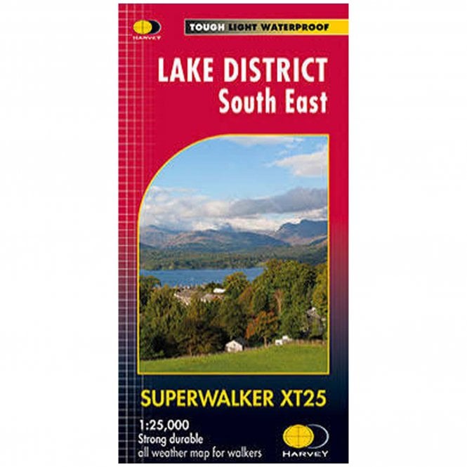 Harvey Maps  - Lake District South East