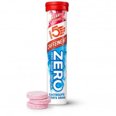 High 5 Zero Electrolyte Drink - 20 Tablet tube - Berry Caffeine Hit