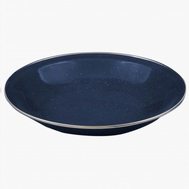 Highlander Deluxe Enamel Vintage Camping Soup Plate
