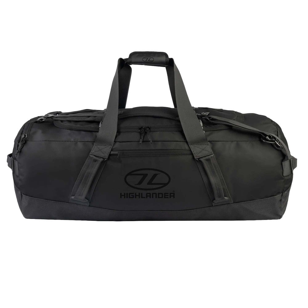 Highlander Hauler Duffel 120L: Colour: Black Size 4 - Outdoor Action