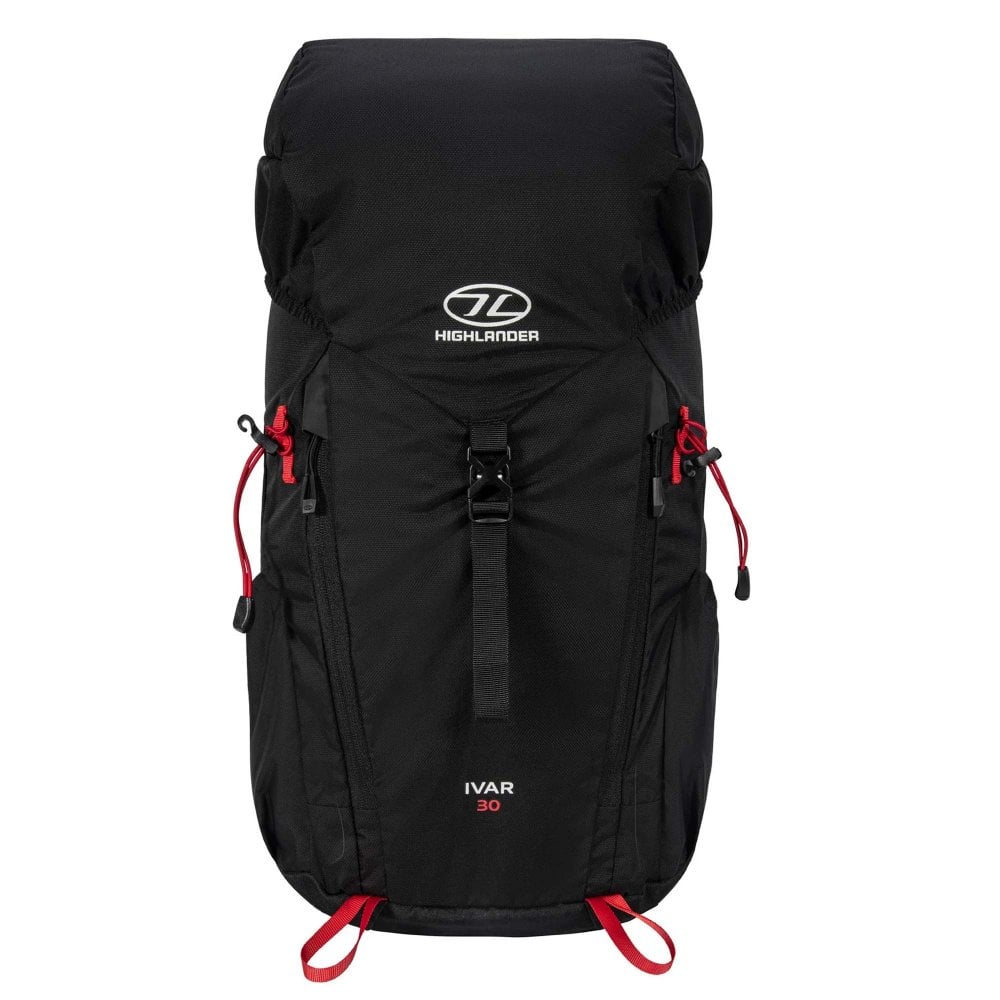Highlander Ivar Rucksack: Colour: Black 30L - Outdoor Action