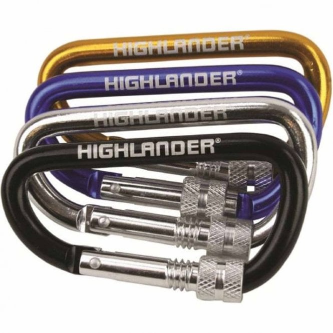 Highlander  Screwgate Karabiner 7.5cm