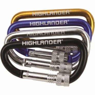 Highlander Screwgate Karabiner 7.5cm