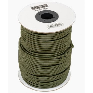 Highlander Shock Cord Olive 6mm - Per Meter