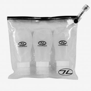Highlander Silicone Travel Bottles 3 Pack
