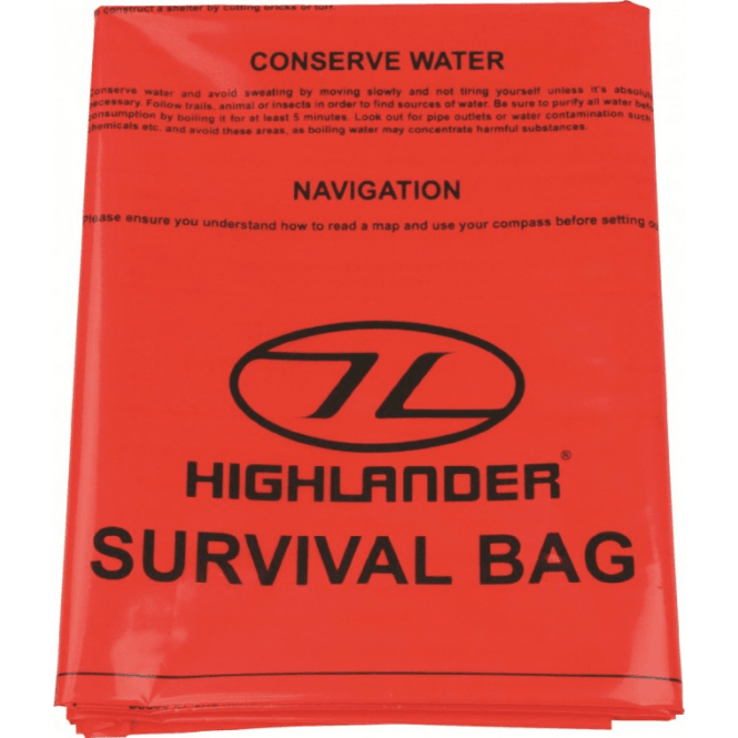 Highlander  Survival Bivi Bag - Orange