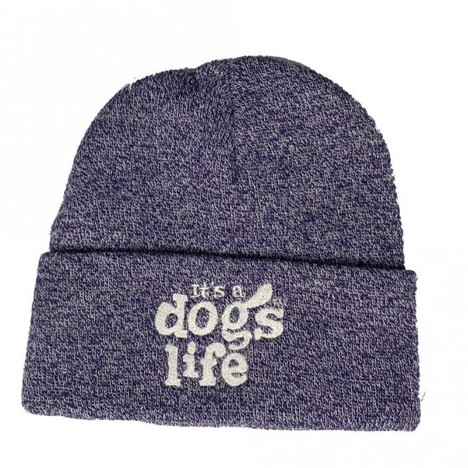 Its a Dogs Life  Roll Top Beanie