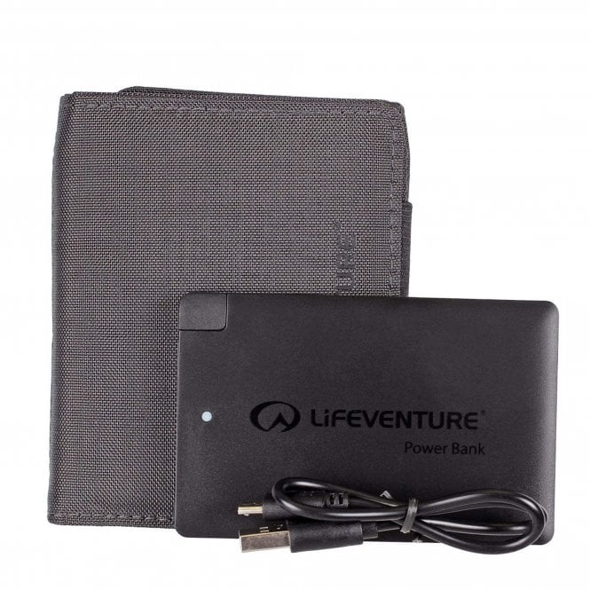 Lifeventure  RFID Charger Wallet - Grey