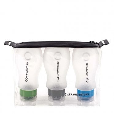 Lifeventure Silicone Flight Bottle Set