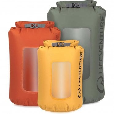 Lifeventure Stormlight 5L 10L 25L Window Dry Bag Set