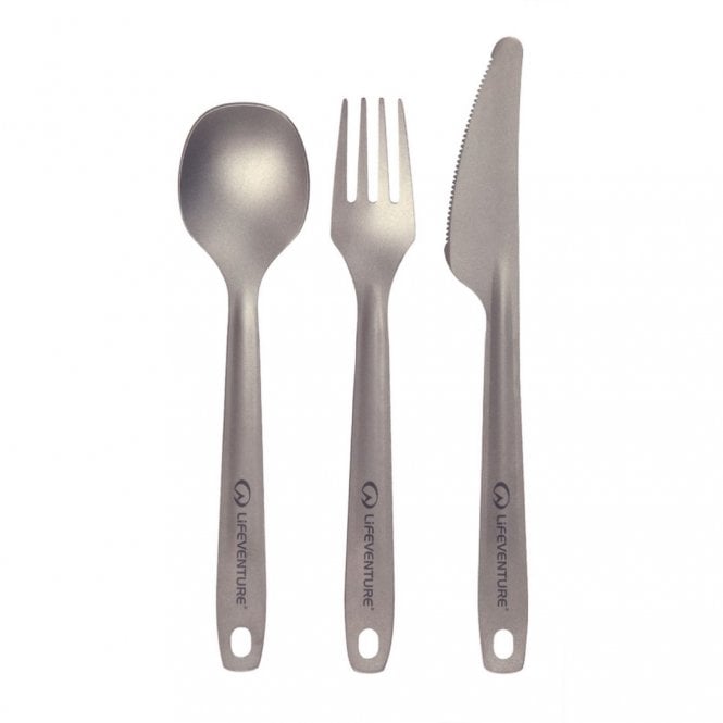 Lifeventure  Titanium Cutlery Set