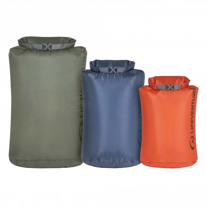 Lifeventure  Ultralight Dry Bag Set 5L 10L 25L