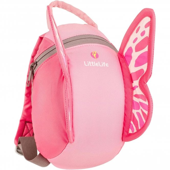 Littlelife  Daysac With Reigns - Pink Butterfly