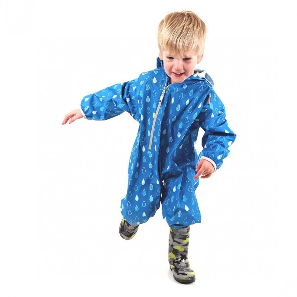 Littlelife Kids All In One Suit: Blue Raindrops: 12-18 Months Size: 12