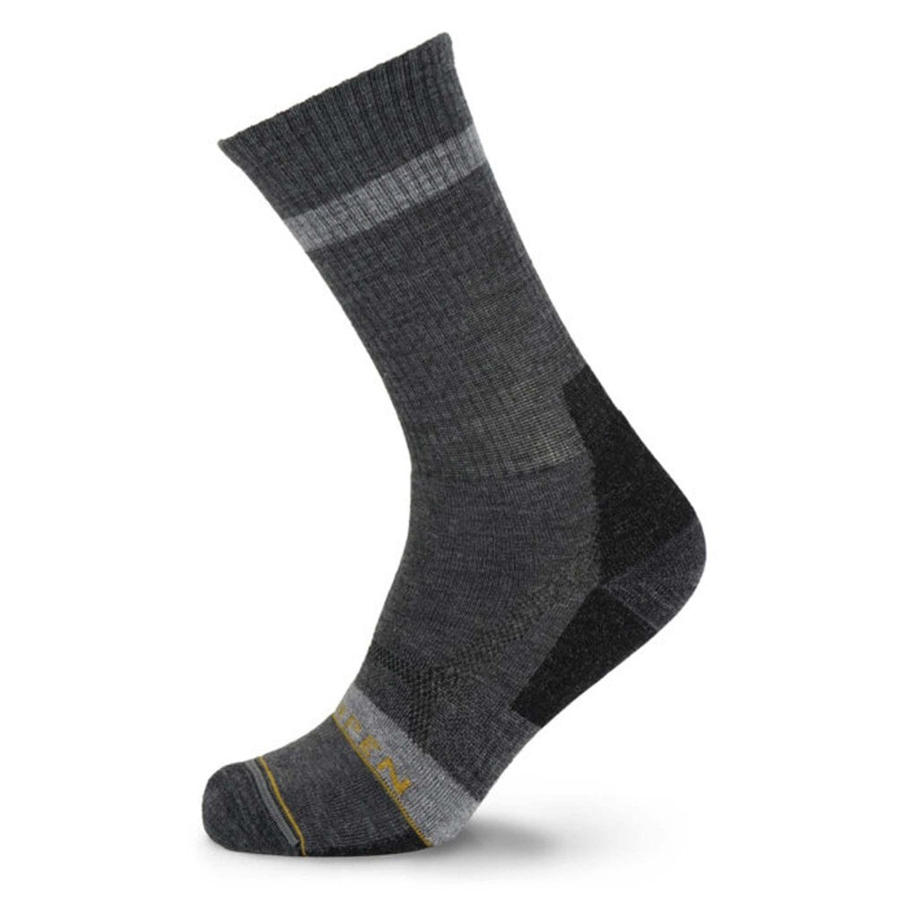 Lorpen Men's Grey Hiking Socks Mhmcm Merino Hike Midweight Crew - Image 2