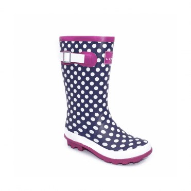 Lunar Junior Dotty Wellington Boots