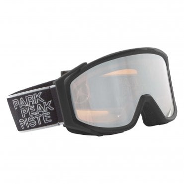 Manbi Spirit Kids Goggles Black Silver Cat 3