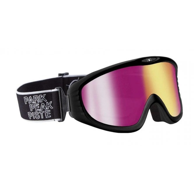 Manbi  Vulcan Snowsport Goggle Black Gloss Pink Cat 2