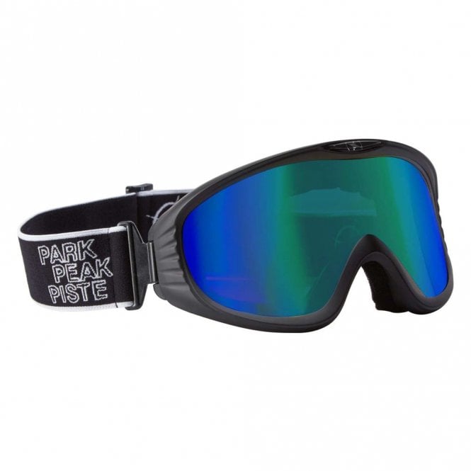 Manbi  Vulcan Snowsport Goggle Black Matt/Blue Mirror Cat 2