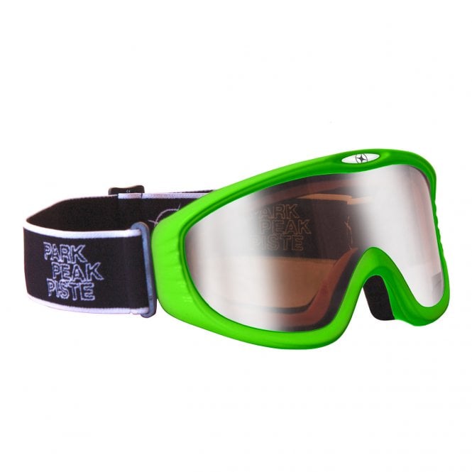 Manbi  Vulcan Snowsport Goggles Green/Mirror Cat 2