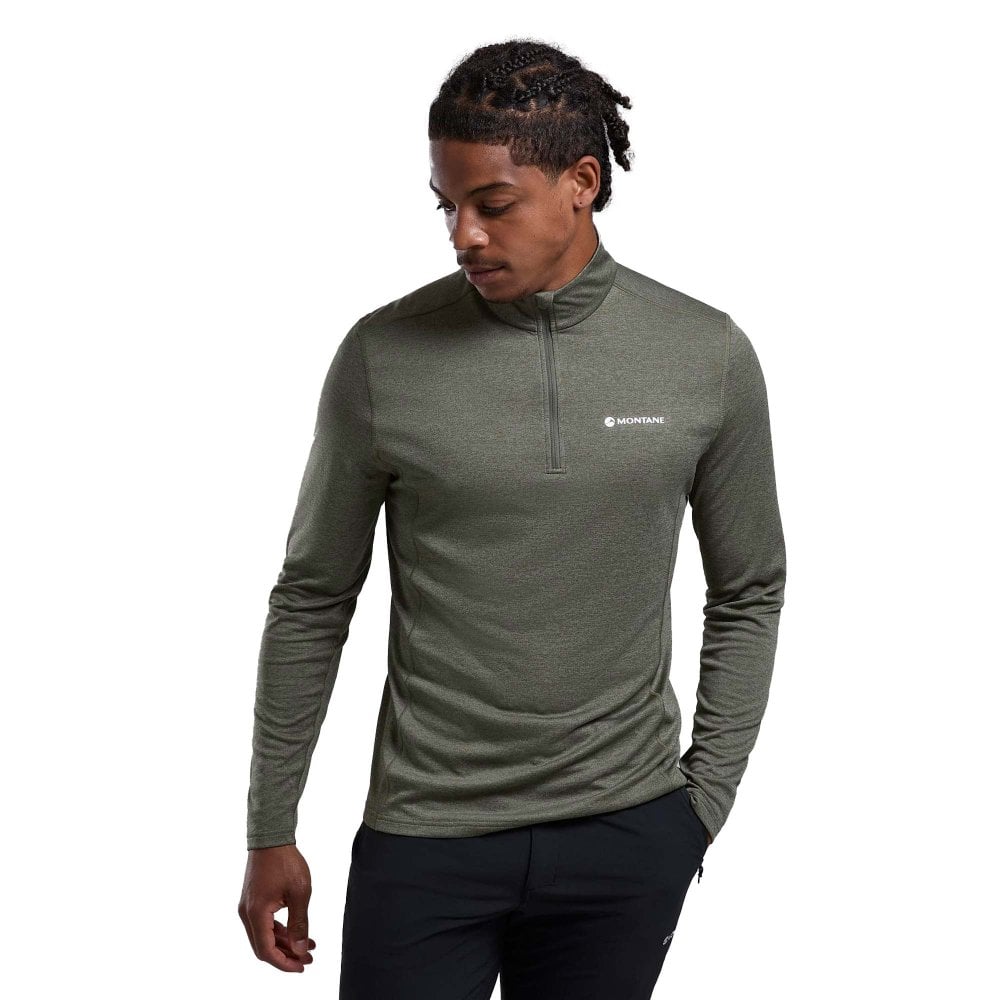 Montane Men's Caper Dart Long Sleeve Zip Neck: : :, Colour: Small