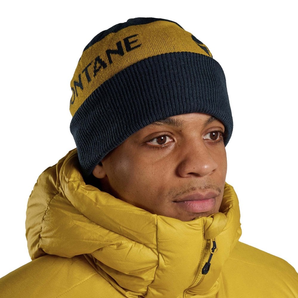 Montane Logo Cuffed Beanie Hat (Eclipse Blue) - Image 6