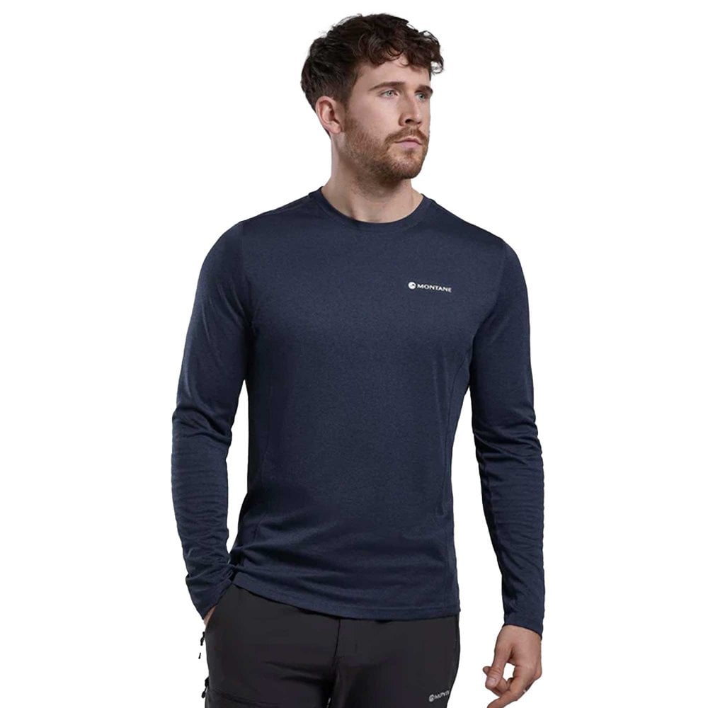 Montane Men's Dart Long Sleeve T-Shirt: : : X Eclipse Blue Xxl - Outdoor Action