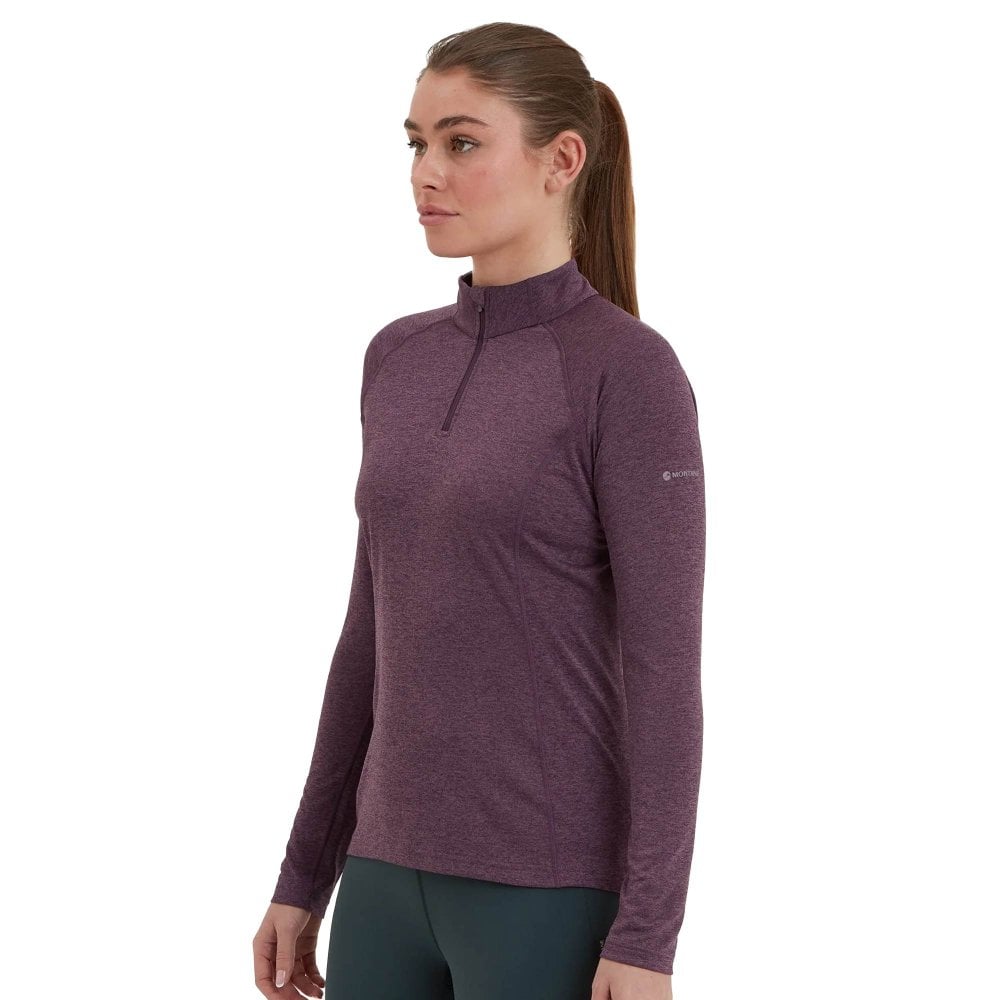Montane Women's Mulberry Dart Zip Long Sleeve T-Shirt: : :, Co Size 12