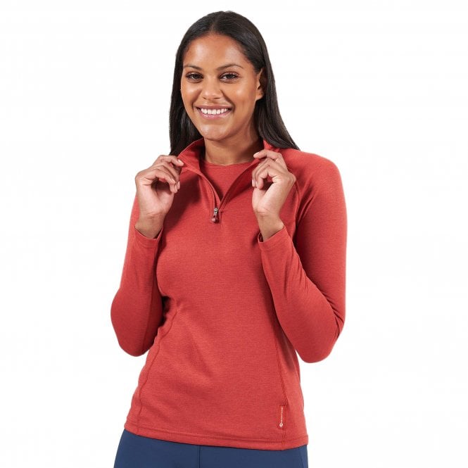 Montane  Womens Dart Zip Neck T-Shirt