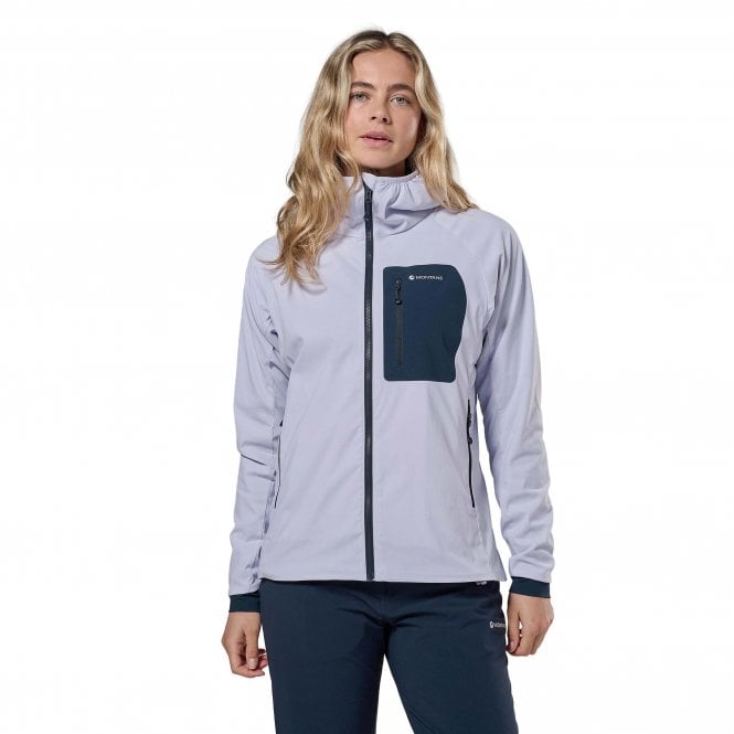 Montane  Womens Khamsin Lite Softshell Hoodie