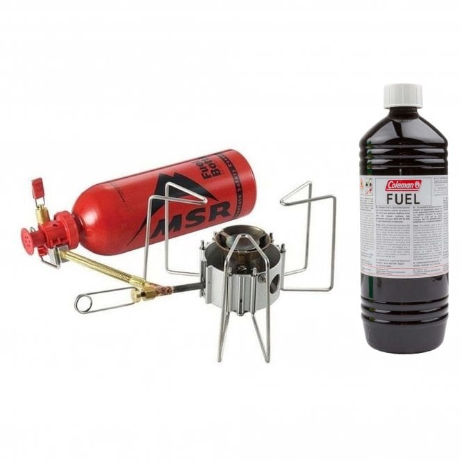 MSR  Dragonfly Combo V2 Stove + Coleman Fuel 1L