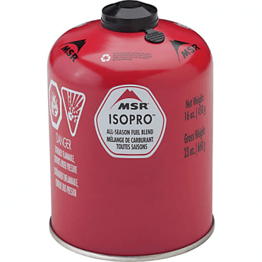 MSR Isopro Fuel 16oz 450g Gas Cartridge