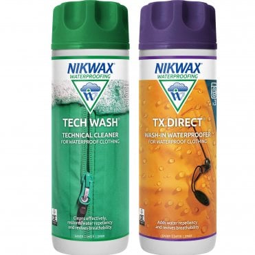 Nikwax Nikwax Tech Wash / Tx-Direct Twin Pack
