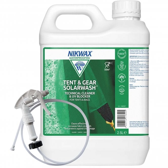Nikwax  Tent & Gear SolarWash Spray-On 2.5 litre