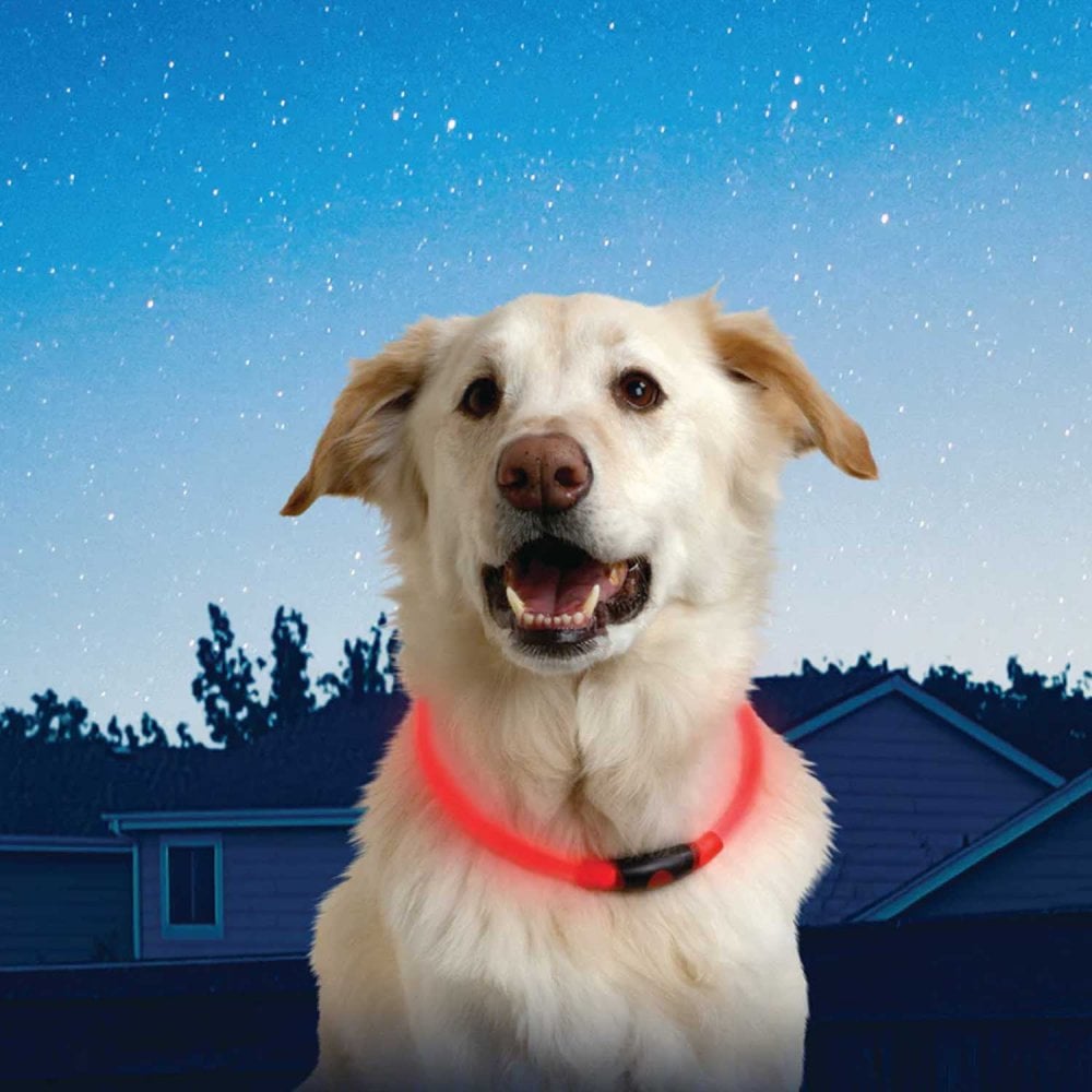 Niteize NiteHowl LED Safety Necklace: Red Colour: Red
