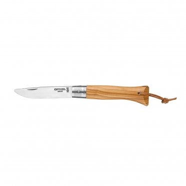 Opinel Neo 6 Opiflex Pocket Knife - Olivewood