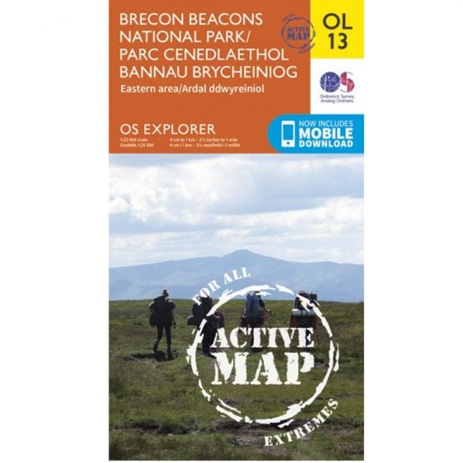 Ordnance Survey  Egm Active OL13 Brecon Beacons National Park  Eastern Area