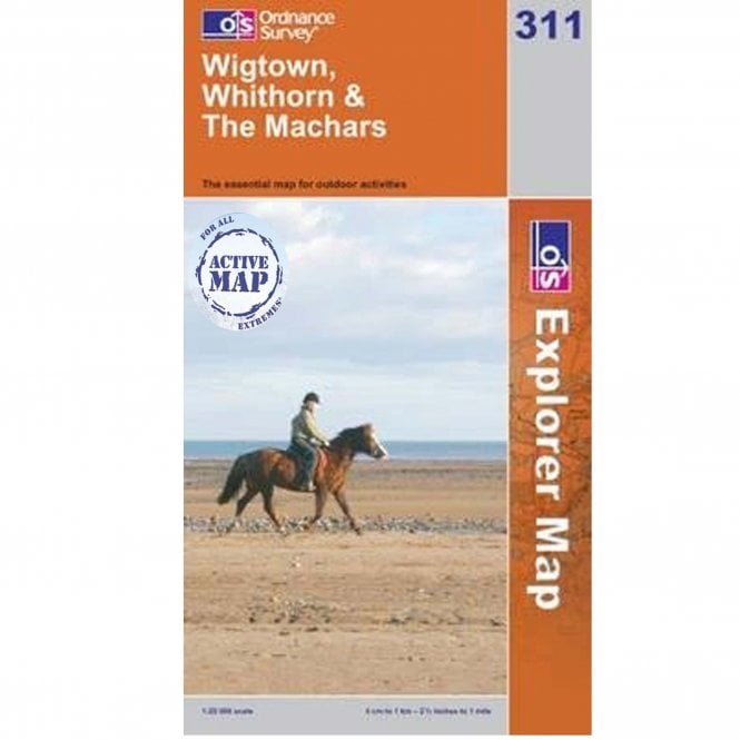 Ordnance Survey  Explorer Active Map 311 Wigtown, Whithorn & The Machars 2001