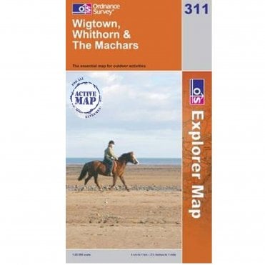 Ordnance Survey Explorer Active Map 311 Wigtown, Whithorn & The Machars 2001