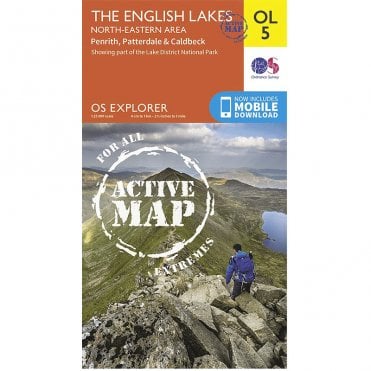 Ordnance Survey Explorer Active Map OL05 The English Lakes  North Eastern Area