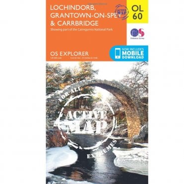 Ordnance Survey Explorer Active Map OL60 Lochindorb, Grantown-On-Spey & Carrbridge