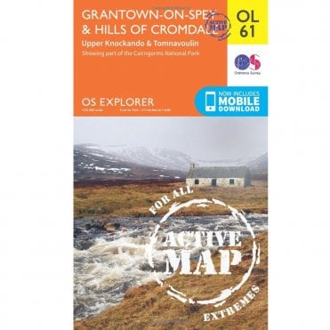Ordnance Survey Explorer Active Map OL61 Grantown-On-Spey & Hills Of Cromdale