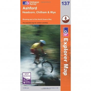 Ordnance Survey Explorer Map 137 Ashford